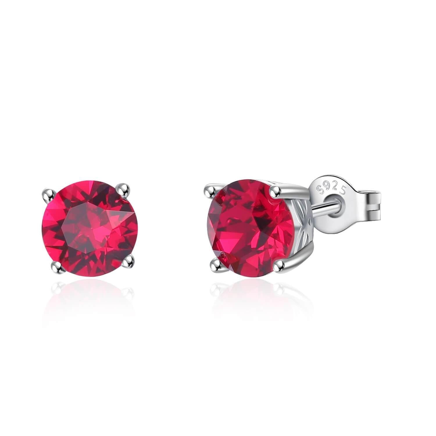 Boucles d'oreilles birthstone - Carallor l Site Officiel l Bijoux Uniques