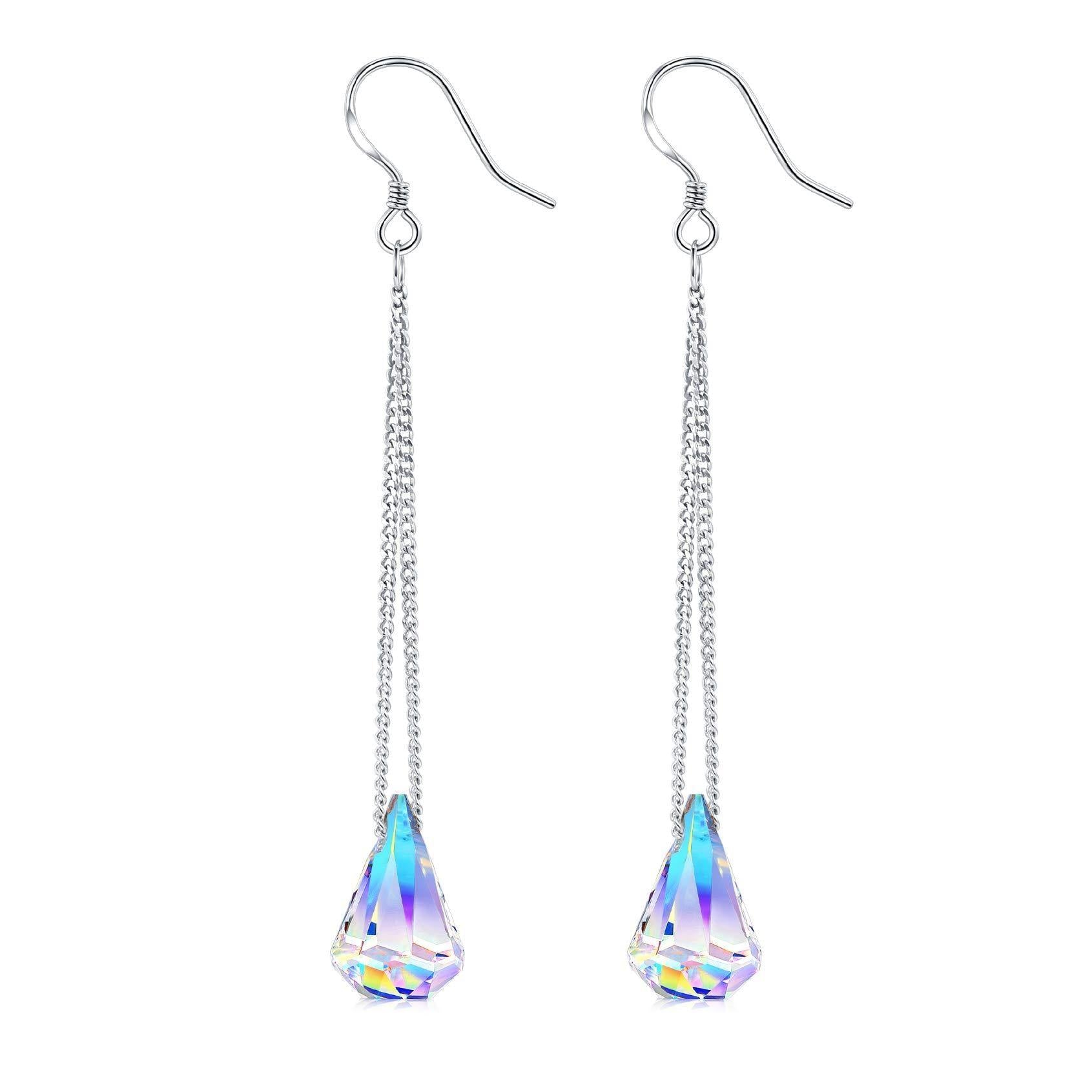 Boucles d'oreilles teardrop vitrail - Carallor l Site Officiel l Bijoux Uniques