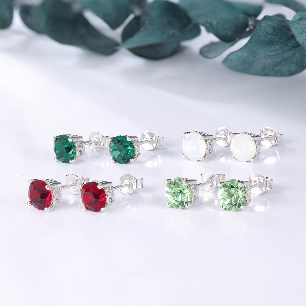 birthstone earrings