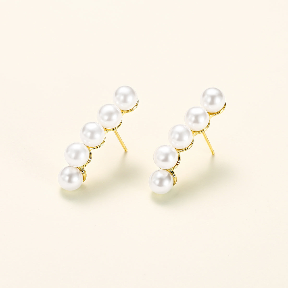 Boucles d'Oreilles Perles en Or